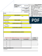 Formato Tarjeta Reporte Actos y Condiciones Inseguras Eyc