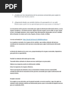 Cuáles Son Los Mecanismos de Los Procesos Sensoriales para Captar La Información Del Mundo Externo