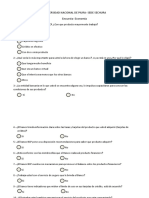 Encuesta Economia