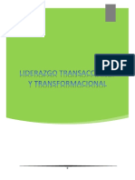 Liderazgo Transaccional y Transformacional