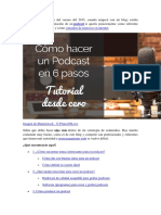 Como Hacer Un Podcast