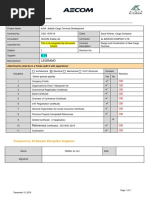 Supplier's Pre-Qualification Check Sheet