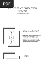 Inerter Based Suspension Systems