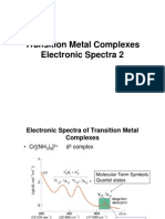 Electronic Spectra - Transition Metals