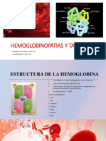 Hemoglobinopatias y Talasemia