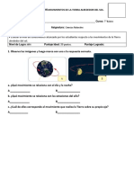 Evaluacion Ciencia El Dia y La Noche