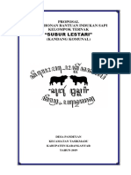 Corntoh Proposal Pengadaan Idukan Sapi 