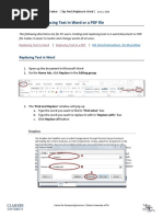 Find and Replace in Ms Word