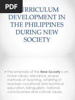 WEEK 3 Curriculum Dev in The PH During New Society