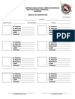 Cédula de Inscripción de Alumnos IAE