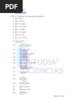 Integrales HOJA 1