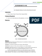 Langmuir Adsorption Isotherm Practical