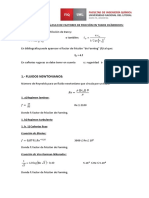 Factores de Fricción en Tubos Cilíndricos