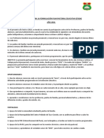 Diagnostico para La Formulación Plan Pastoral Educativa