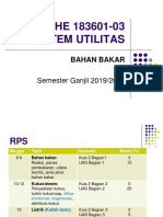 Sistem Utilitas Bahan Bakar 2019