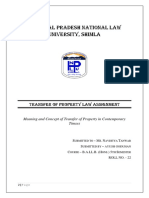 Transfer of Property Assignment