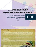 Contoh Senyawa Organik Dan Anorganik Ristasari