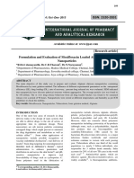 Formulation and Evaluation of Moxifloxacin Loaded Alginate Chitosan Nanoparticles