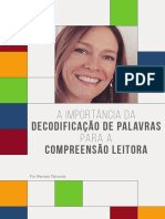 A Importância Da Decodificação de Palavras para A Compreensão Leitora 1