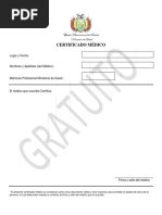 Certificado Medico PDF