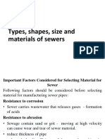 Hydraulic Design of Sewers