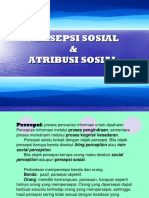 Persepsi Sosial