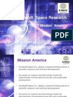 Humboldt Space Research America - Mission America