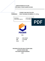 Laporan Praktikum Stirred Tank Reaktor - 171411048 - 3b (Revisi)