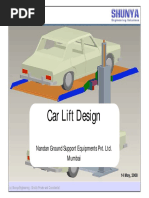 Car Lift FE Analysis Example