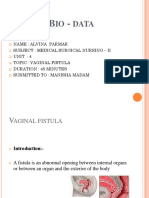 Vaginal Fistula