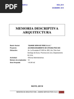 1.-Memoria Descriptiva Arquitectura