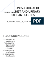 Quinolones, Folic Acid Antagonist and Urinary Tract Antitb and Leprosy