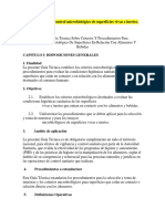 Criterios para El Control Microbiológico de Superficies Vivas e Inertes