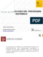 Semana 1 - La Epistemología Del Paradigma Sistémico PDF