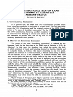 The Constitutional Ban On Land Acquisition by Aliens PDF