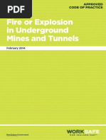 WKS 1 Excavations ACOP Fire Explosions in Underground Mines Tunnels