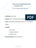 Problemáticas Seleccionadas Sobre A.T. en Pacientes Adictos. T.P ELENA