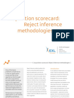 EXL Acquisition Scorecard Reject Inference Methodologies