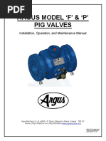 MN PV 001 Installation Operation and Maintenance Manual Pig Valve Model F P