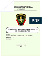 Control de Identidad Policial