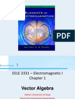 Electro Magnetic Field Theory - Chapter1