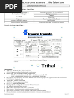 6 Exercices Le Transformateur Triphase 2 Bac Science Dingenieur PDF