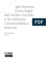 Medicina Legal y Forense - Módulo 4 - Sexología Forense y Medicina Legal Del Recién Nacido y La Infancia. Criminalística Forense