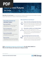 Cme Micro e Mini Futures Fact Card