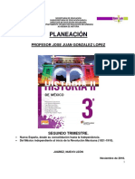 Planeación 3er Grado Segundo Trimestre