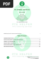 Full Master File PTE Listening PDF