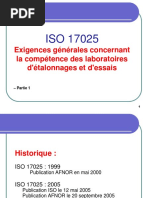 ISO 17025 Partie 1 Formation