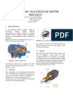 Informe Control de Velocidad de Motor Trifasico