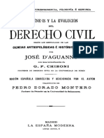 La Génesis y La Evolución Del Derecho Civil (DAguanno) T1