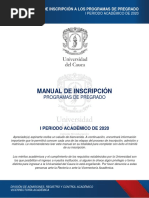 Manual Inscripciones Unicauca I2020 PDF